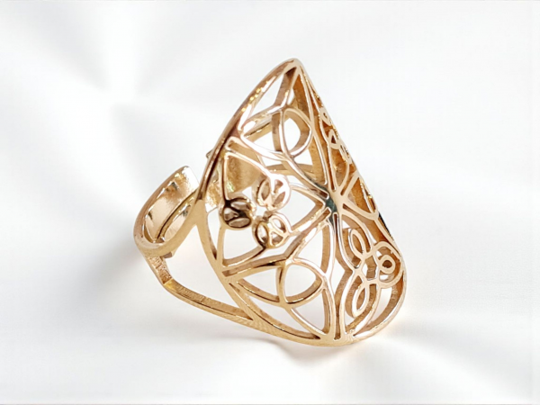 bague nœuds celtiques acier inoxydable